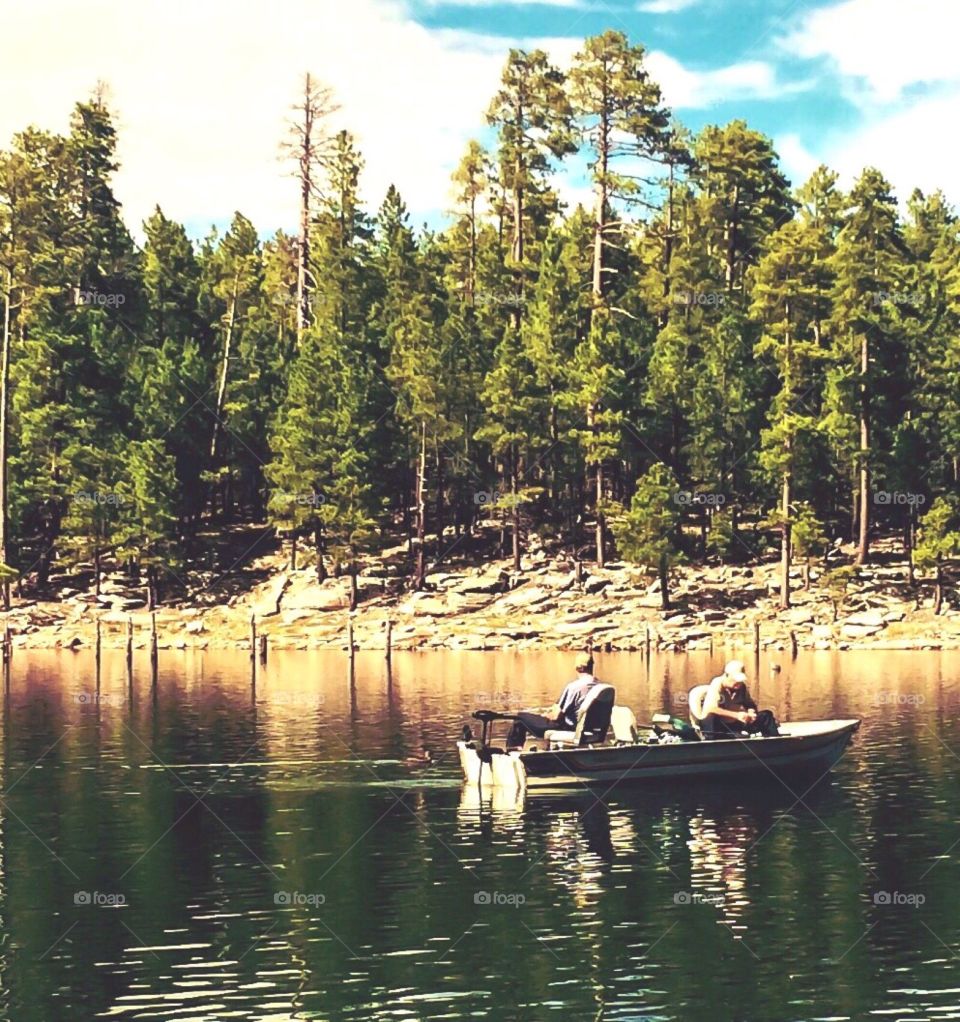 Two Men on a Boat