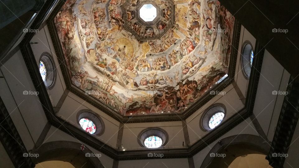 Ceiling, Indoors, Church, Inside, Religion