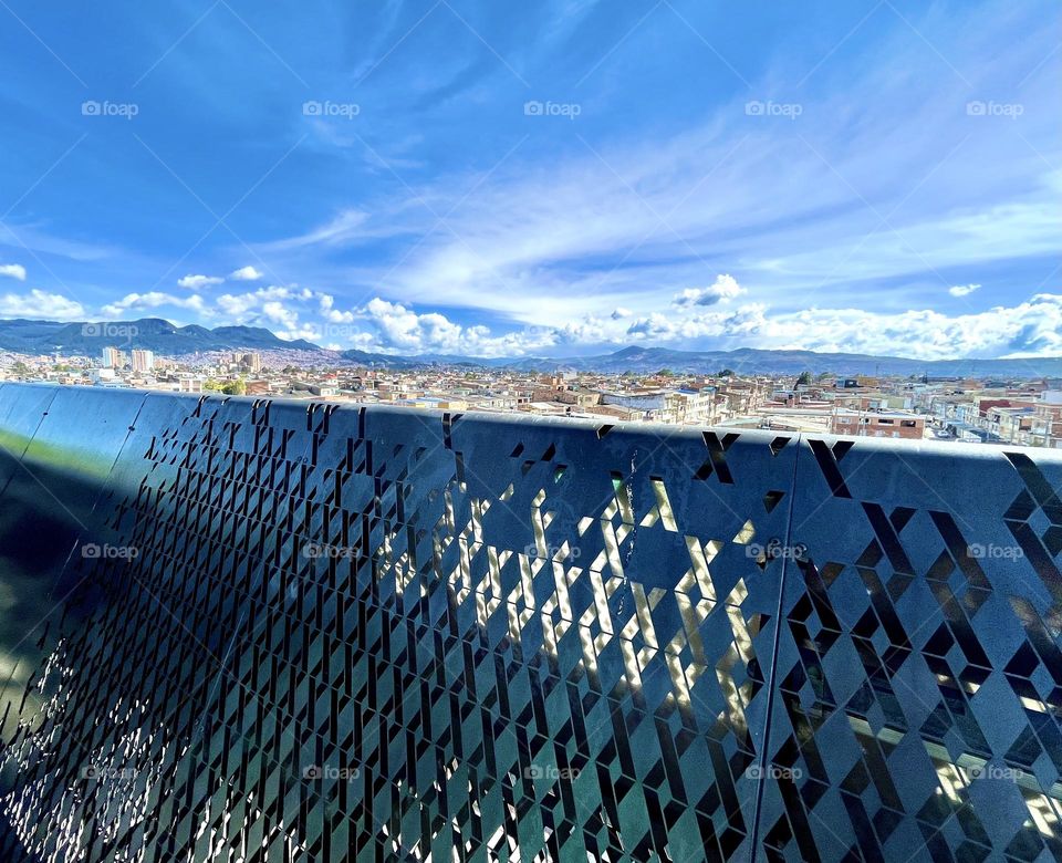 Cloud in the amazing view of the city