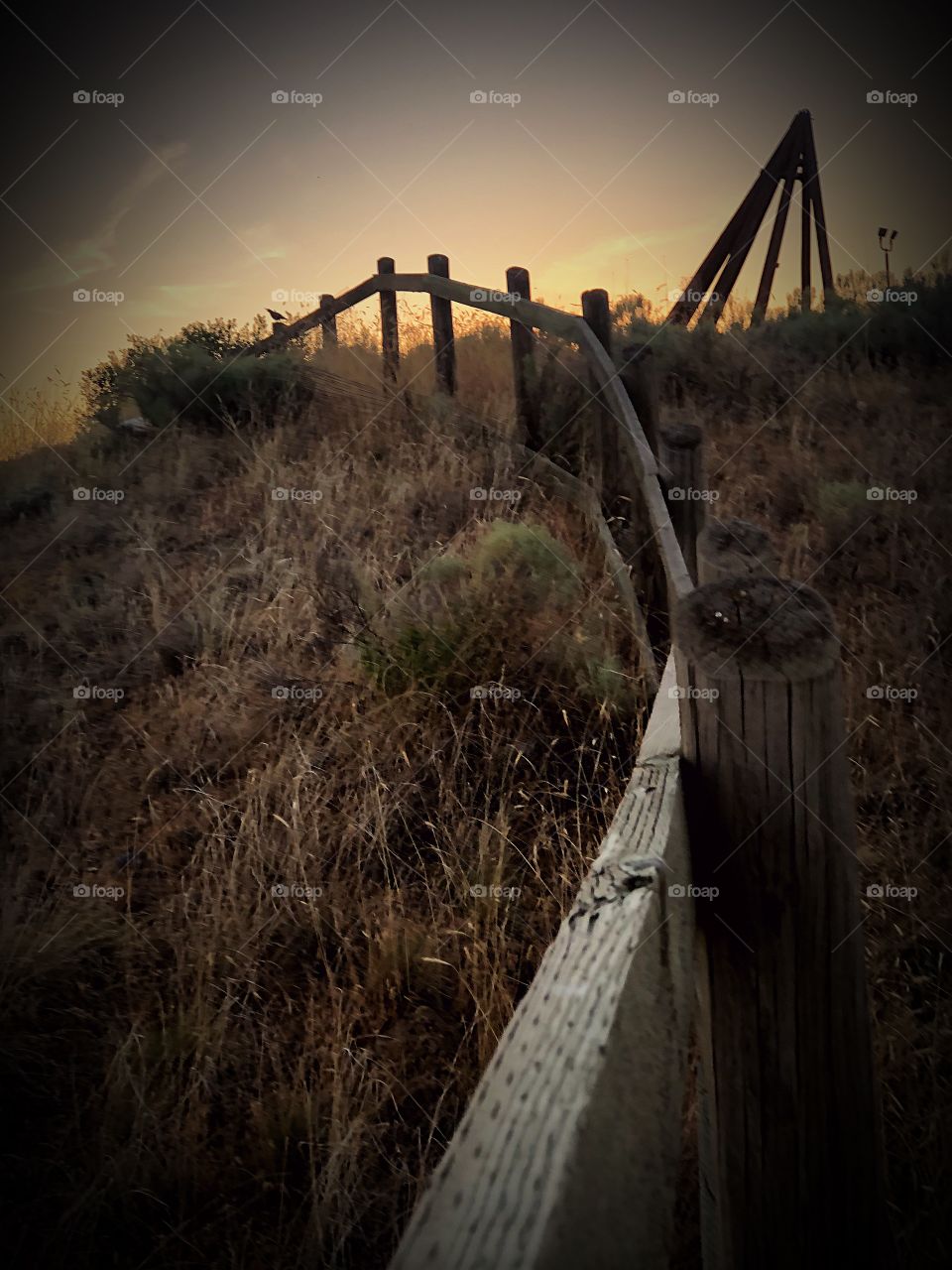 Fence and half a teepee