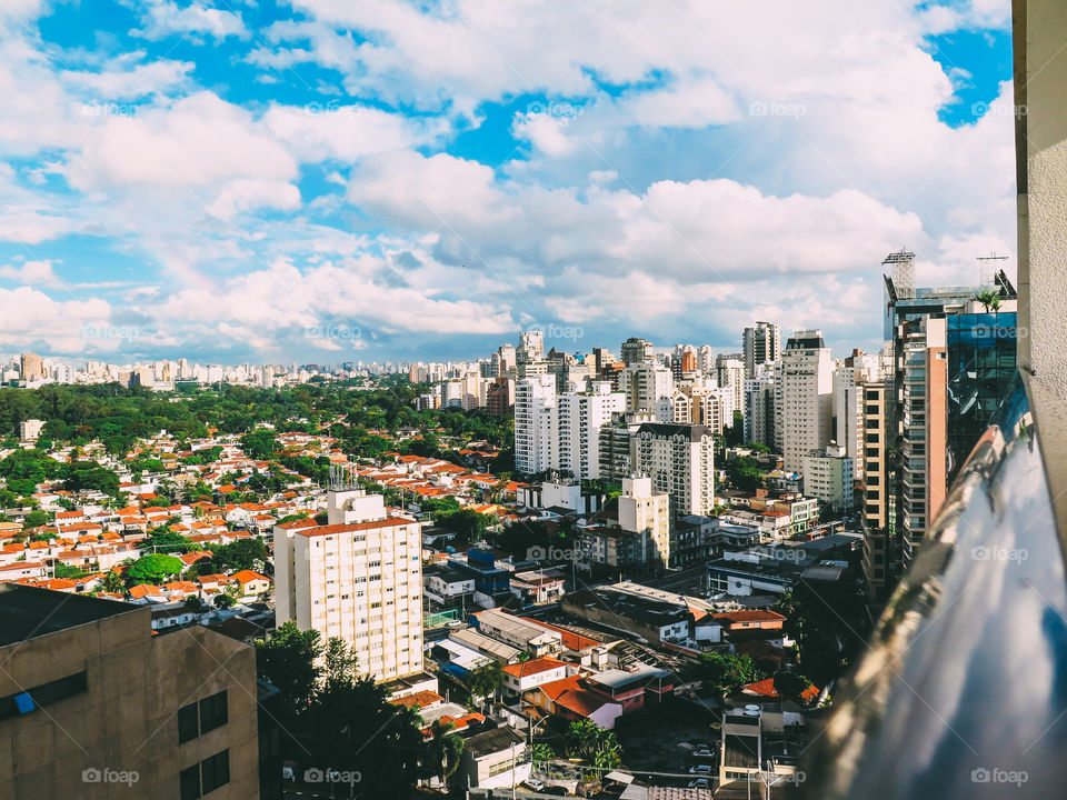 São Paulo from Above. Brazil.