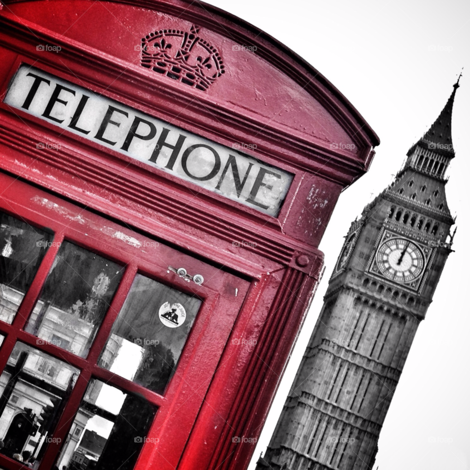 red london england clock by dantvusa