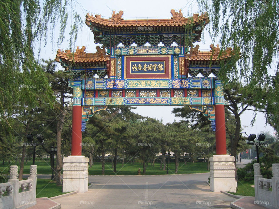 china beijing temple arch by jeffreyfulton