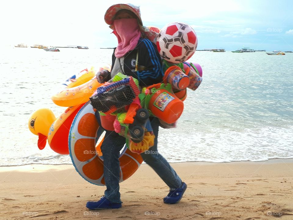 Beach shopkeeper