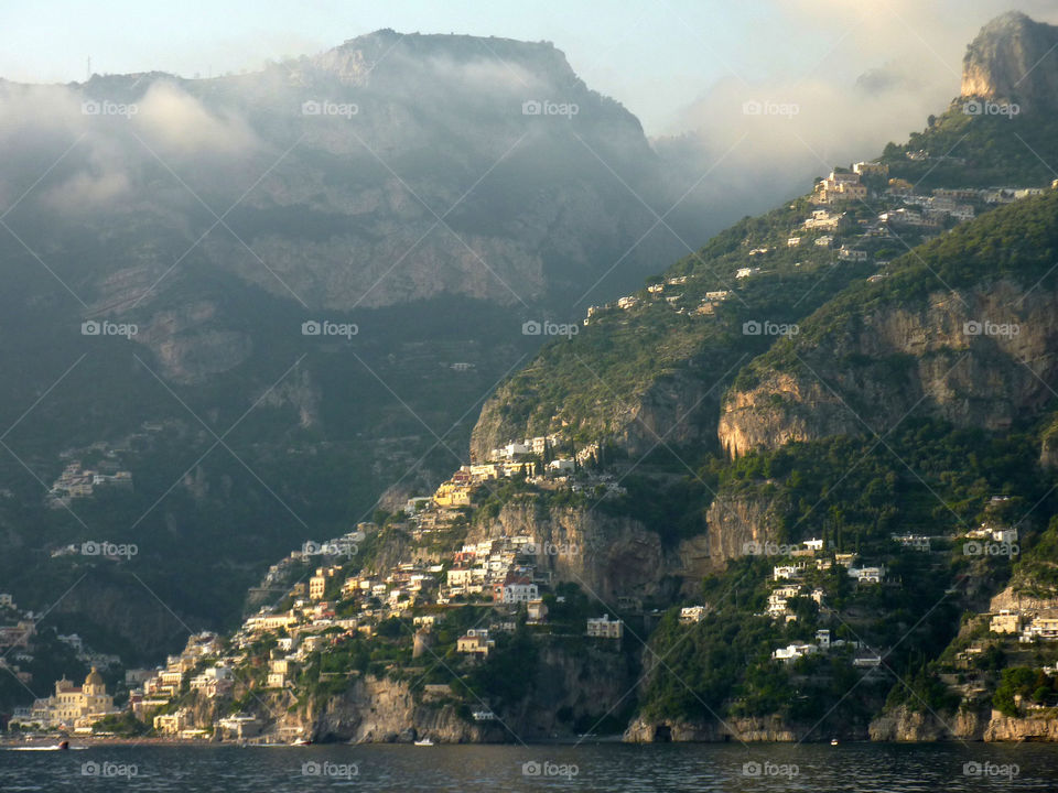 Positano PM. Returning to Positano from Amalfi as the sun sets on another beautiful Italian October day...