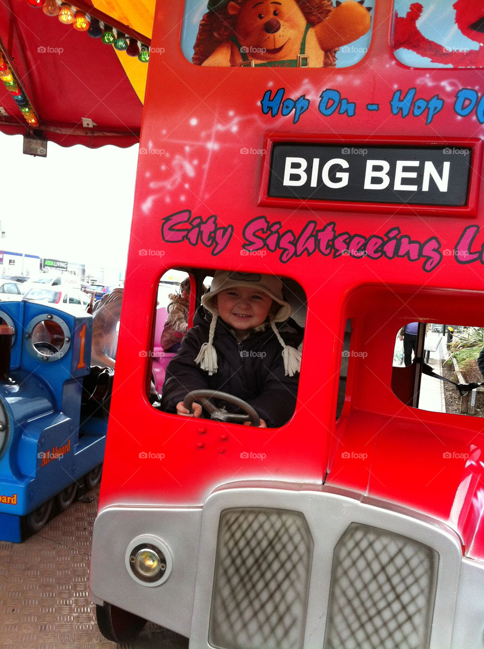 happy bus smile child by binkyboo