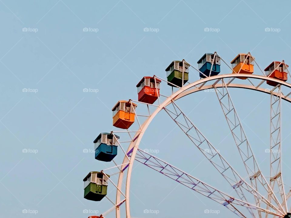 Colorful ferris Wheel 