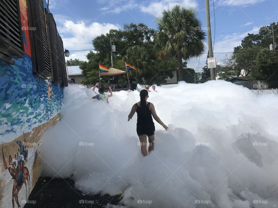 Into the Foam Party