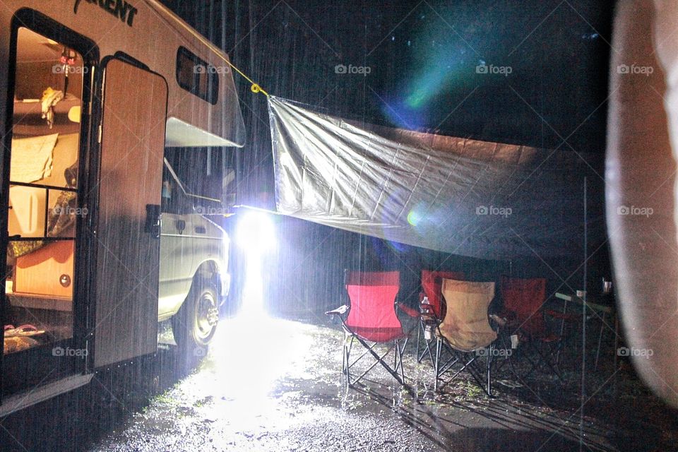 rainy camp