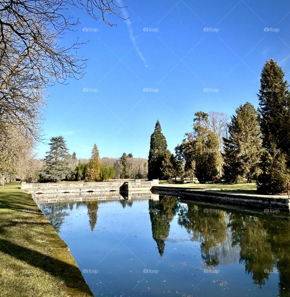 Park Richelieu , France February 2023 . 