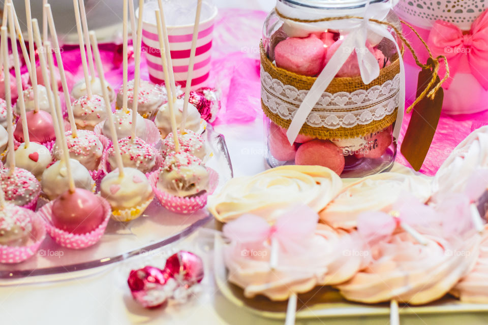 wedding sweets, pink, lovely