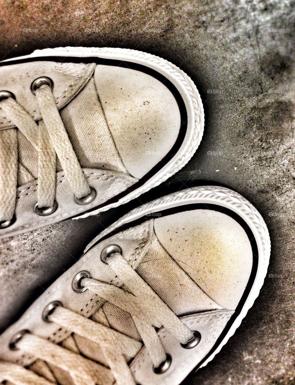 fashion white shoes dirty by ania.g