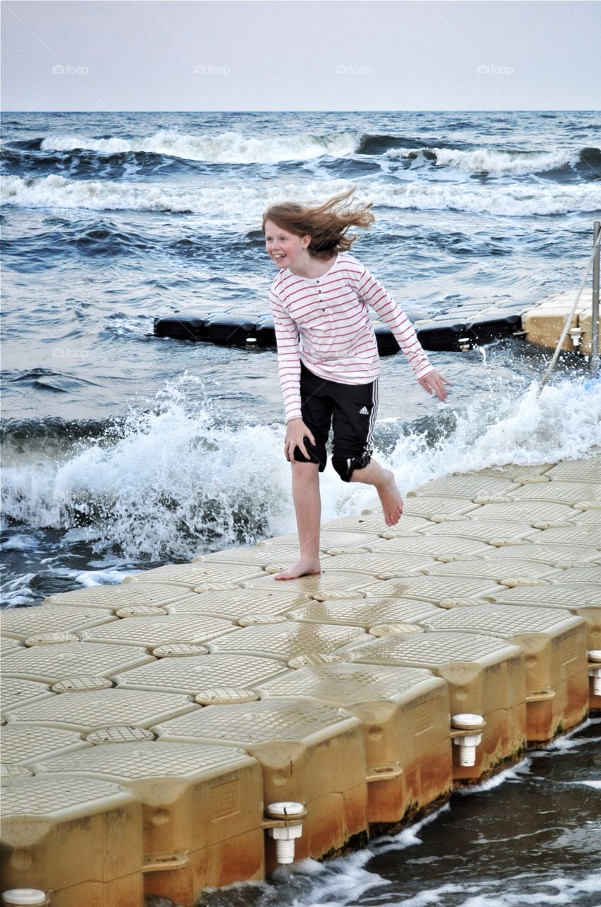 Running in the storm