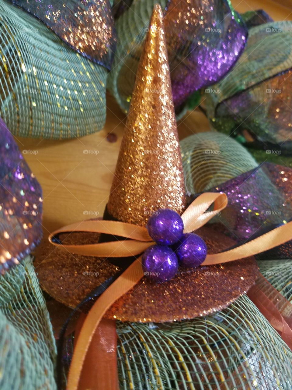 sparkly witch hat