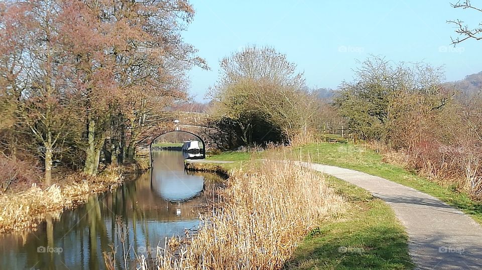 Canal scene, Leek, Staffordshire