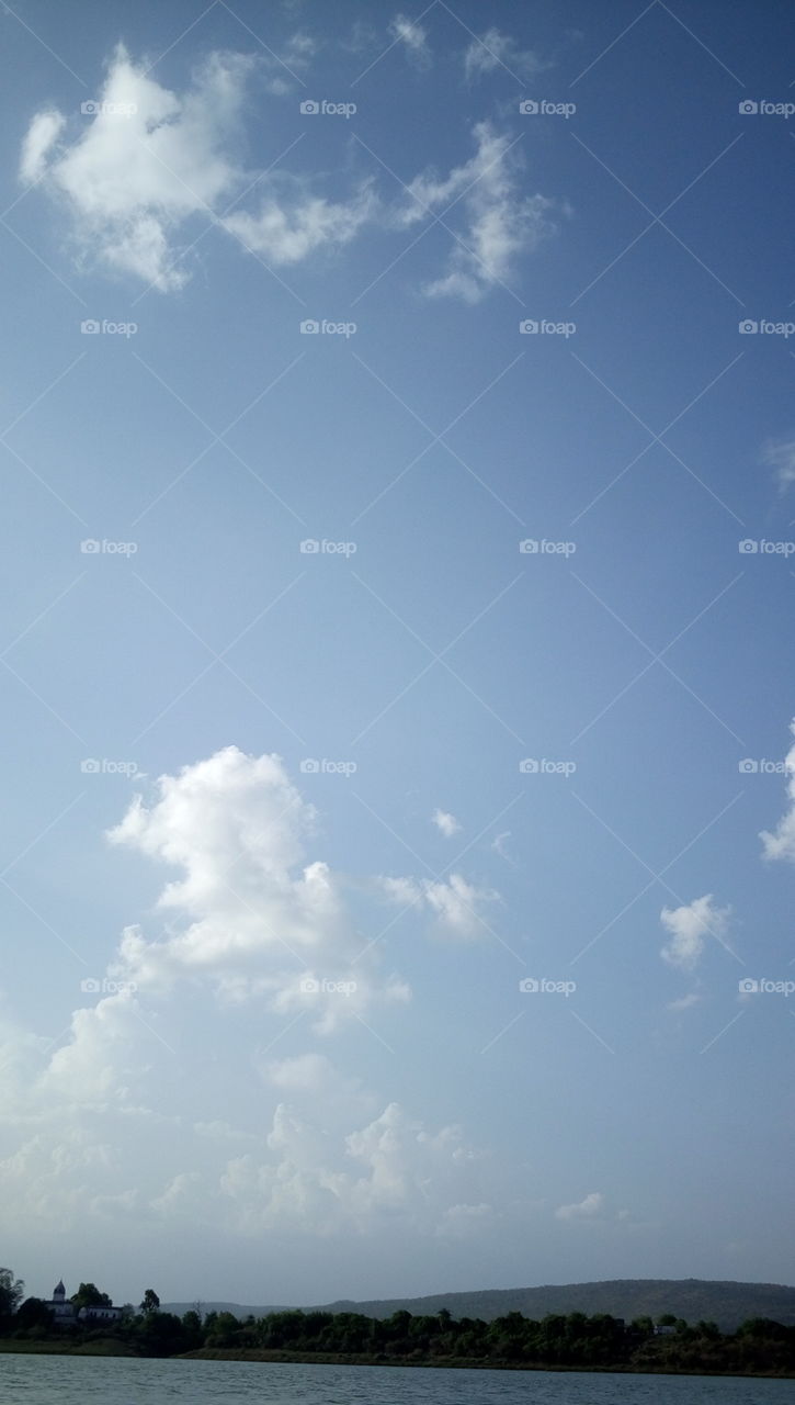 sky ,blue sky,tree,colour,