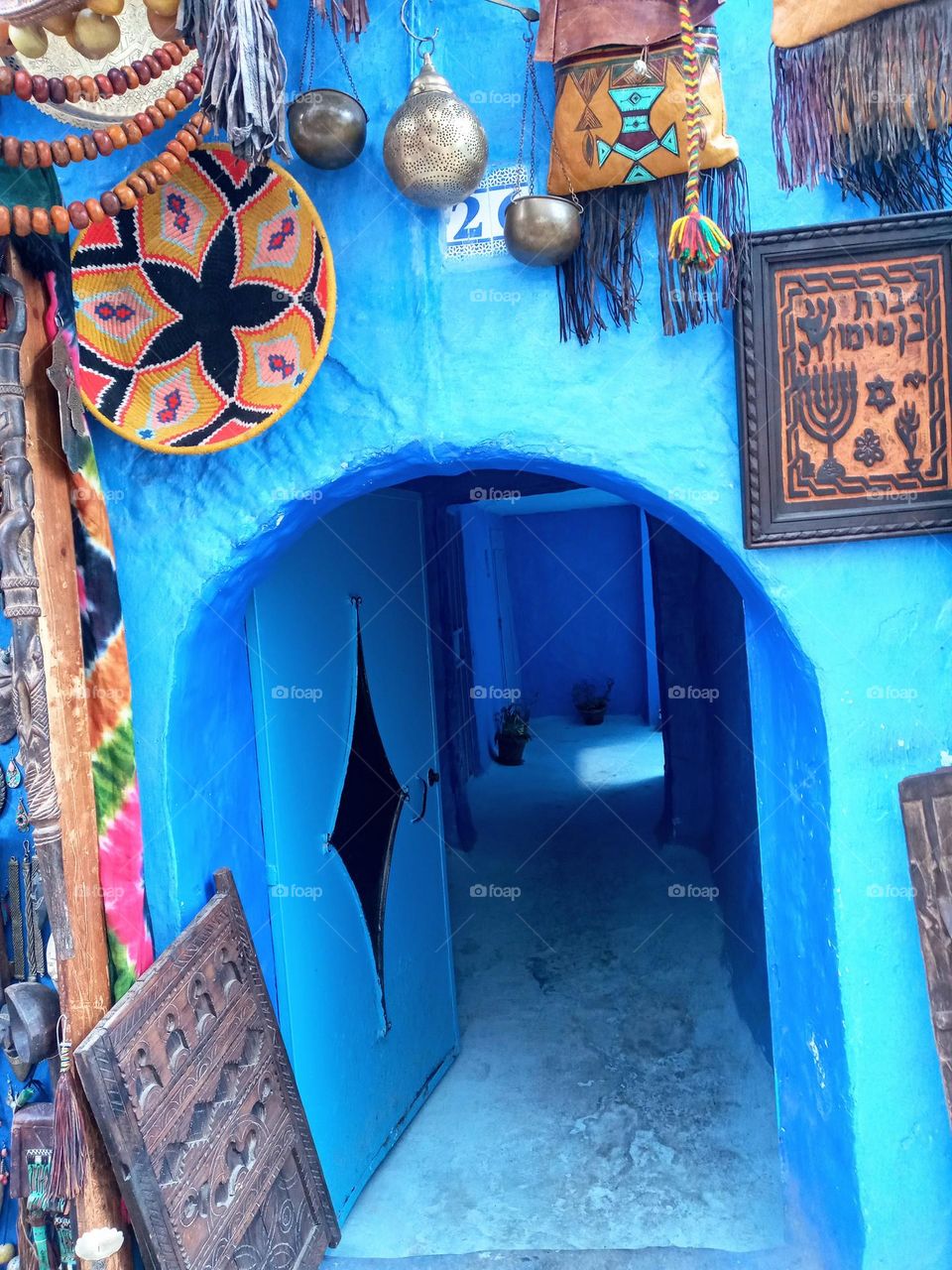 Chefchaouen city in morocco
