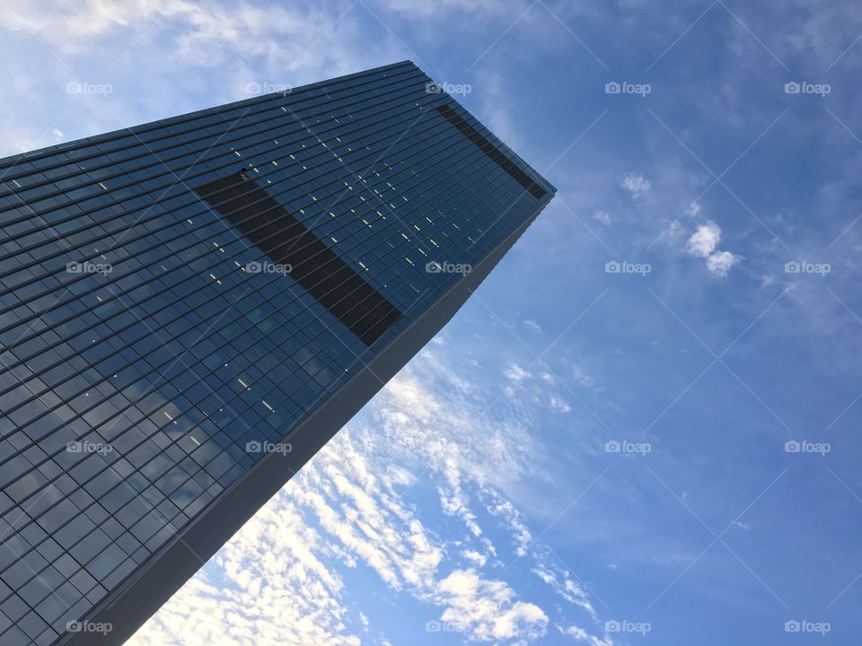 A Skyscraper: contemporary style.