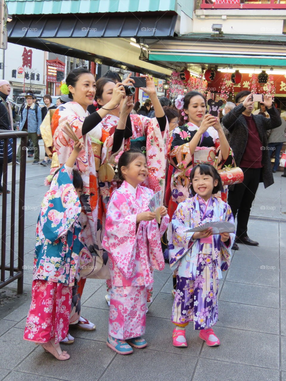 Kimonos parade