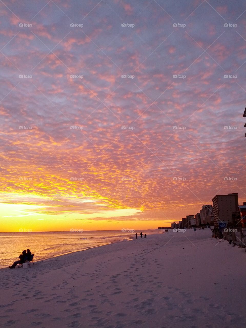 Sunset at the beach