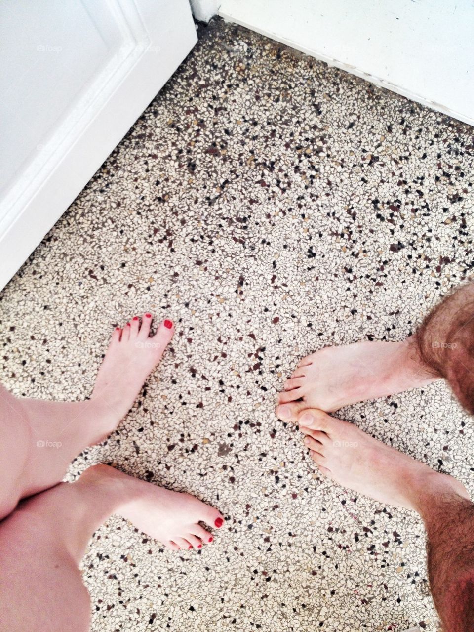 Couple in kitchen 