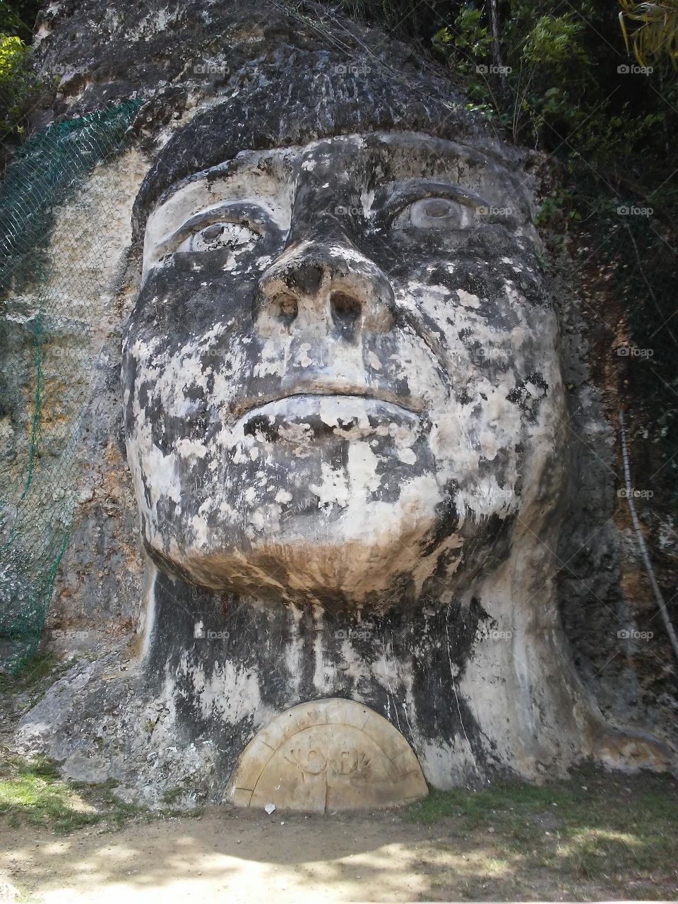 Indian Face Sculpture