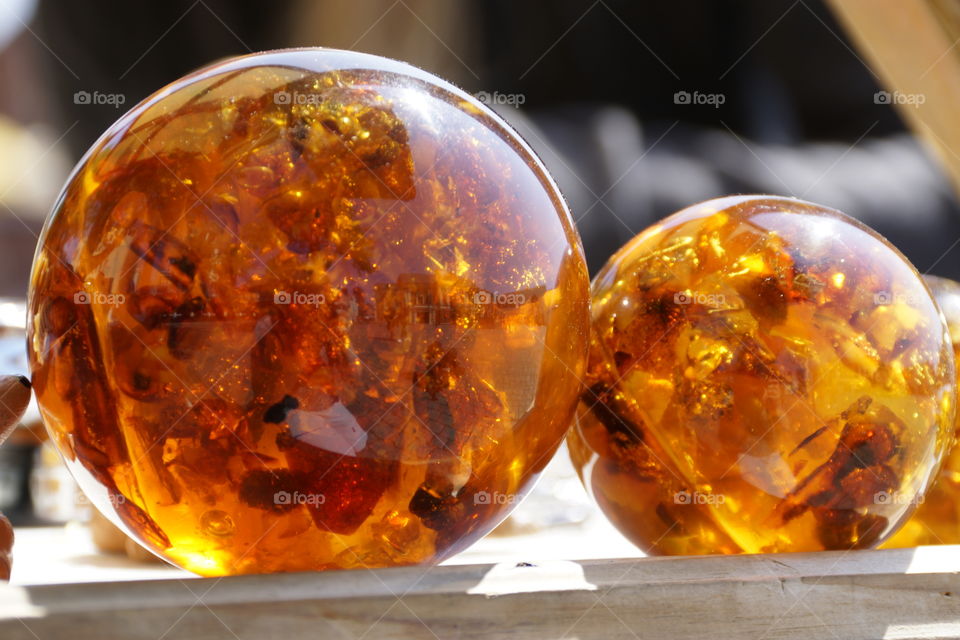 amber balls