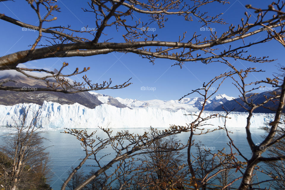 Perito Moreno Glacier near El Calafate in Argentina.