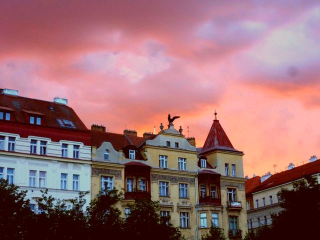 Red sky