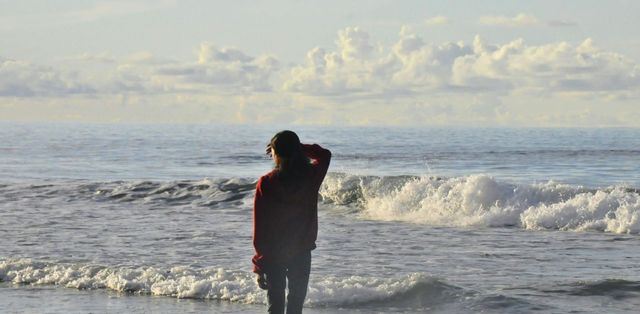 The beach