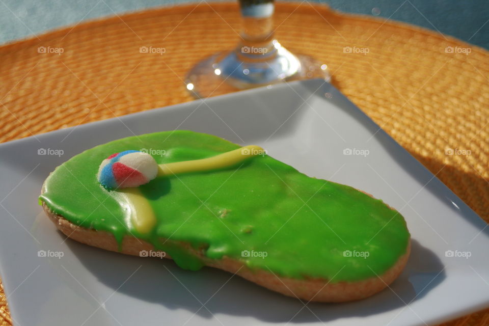 Flip Flop Sugar Cookie