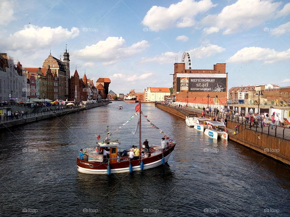 Gdansk city view 