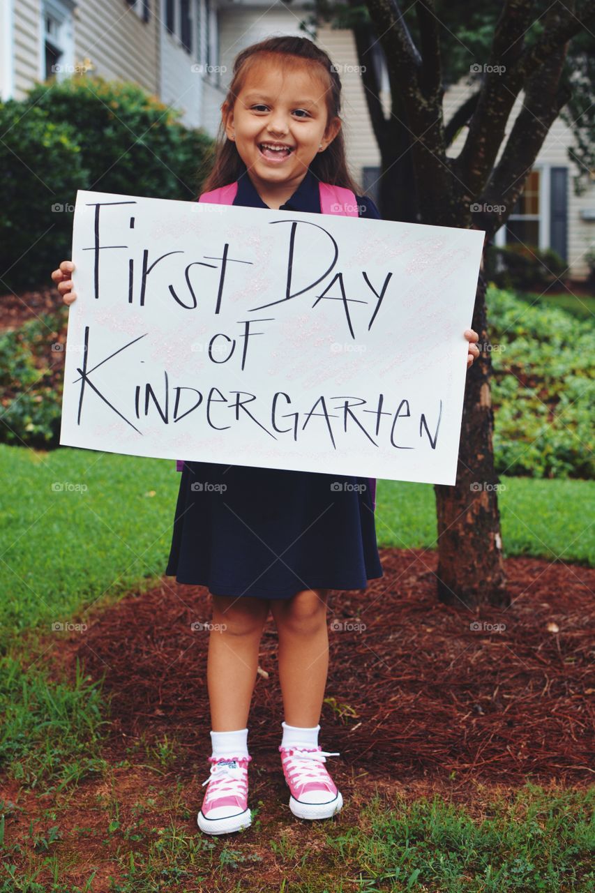 First Day of Kindergarten 