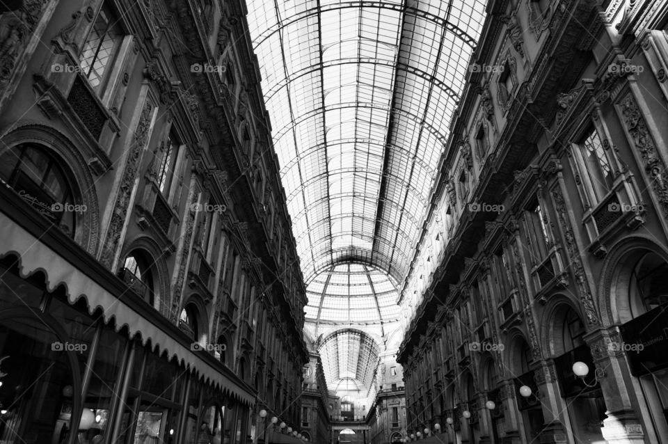 Architecture. Barrel Vaulted Ceiling Feature