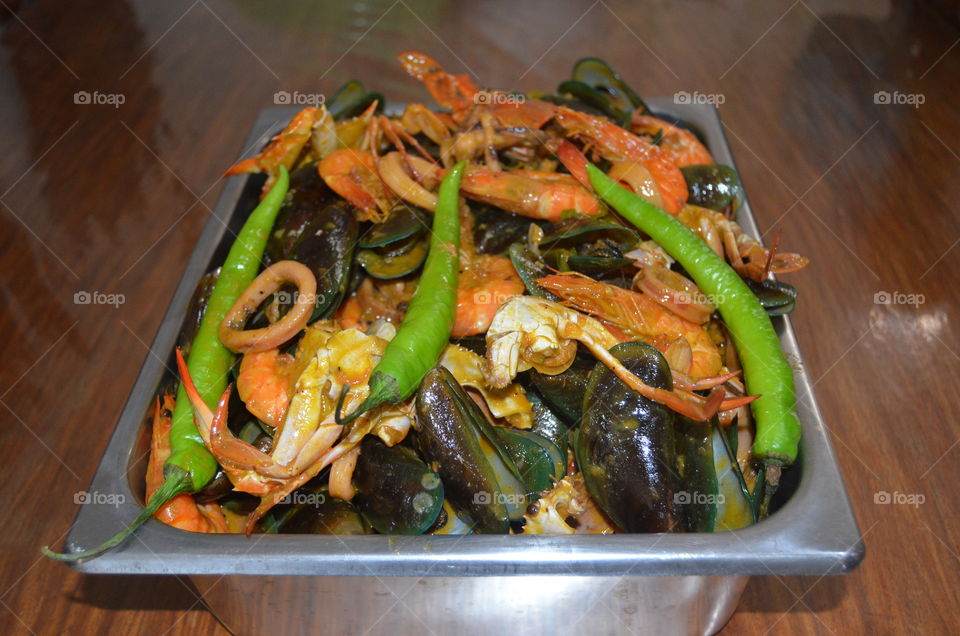 Bicol Express Seafood