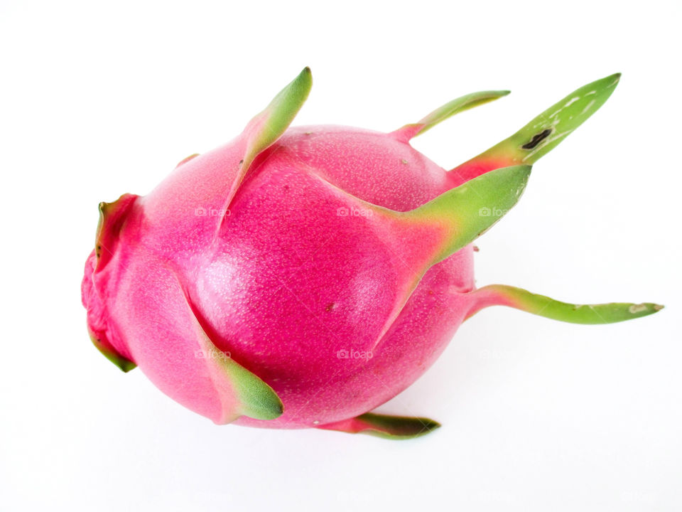 dragon fruit. fresh dragon fruit on white background