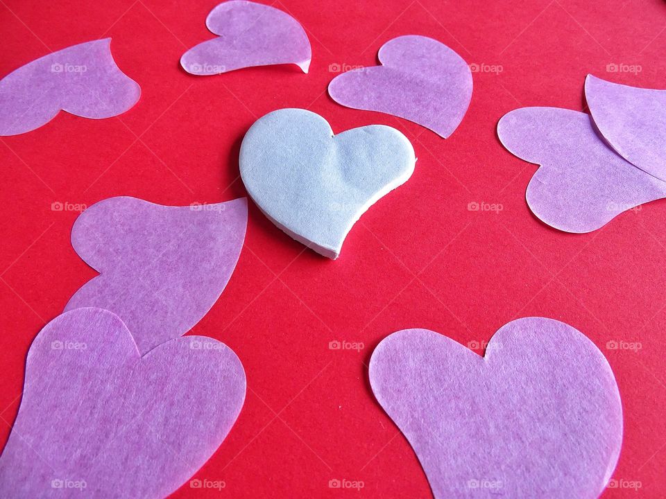 Paper hearts