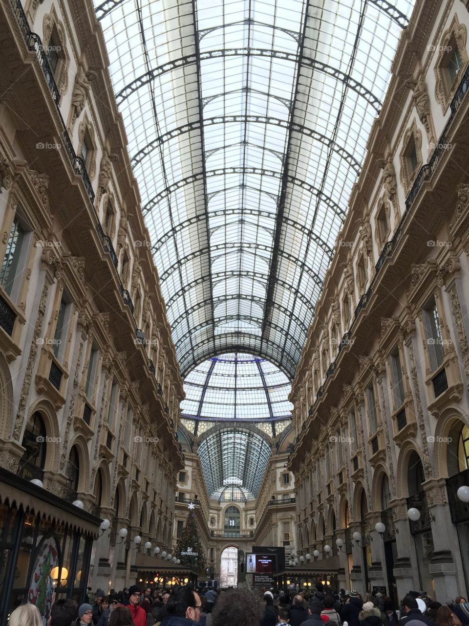 The tunnel shopping in Milan