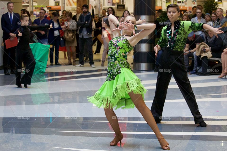 Dancers In Dance Contest