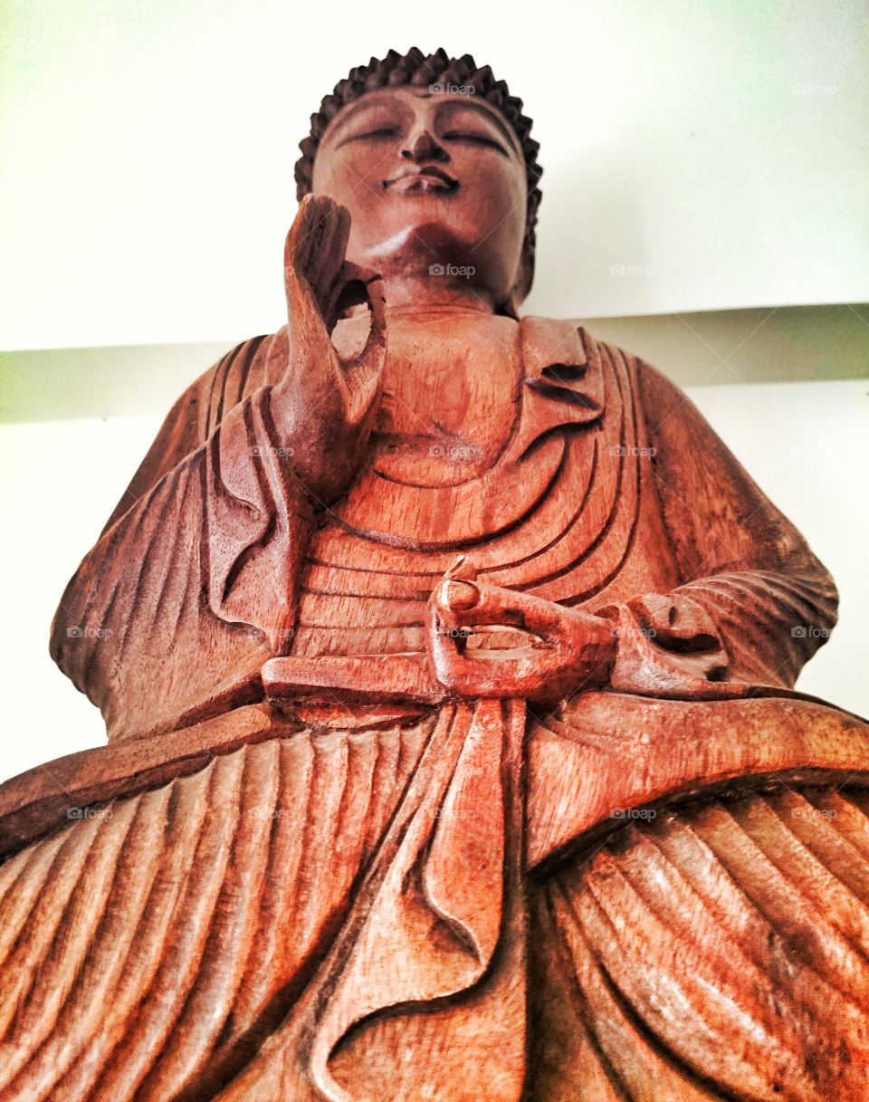 Peace. Buddha statue. It radiates peace