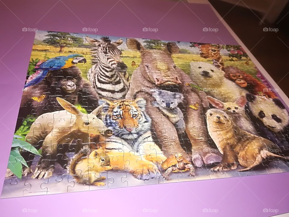 Puzzle that my son did it