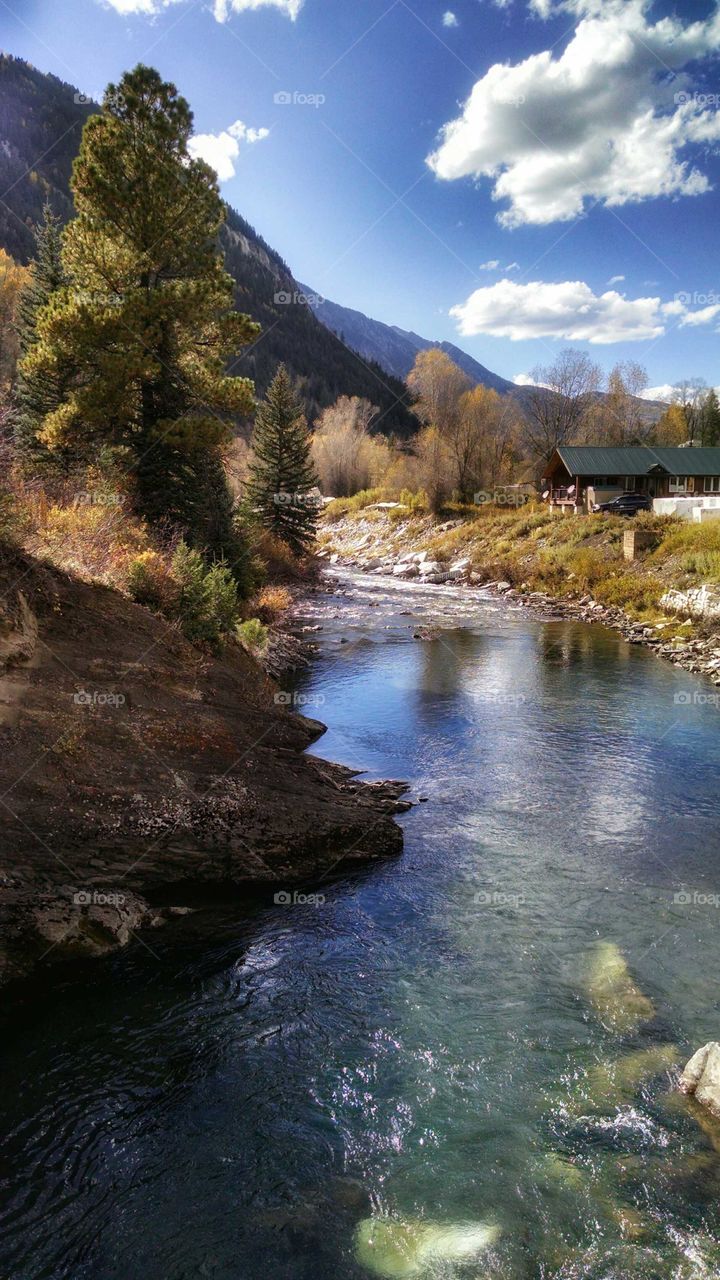 Reflection and in Yule Creek, Marble, Colorado