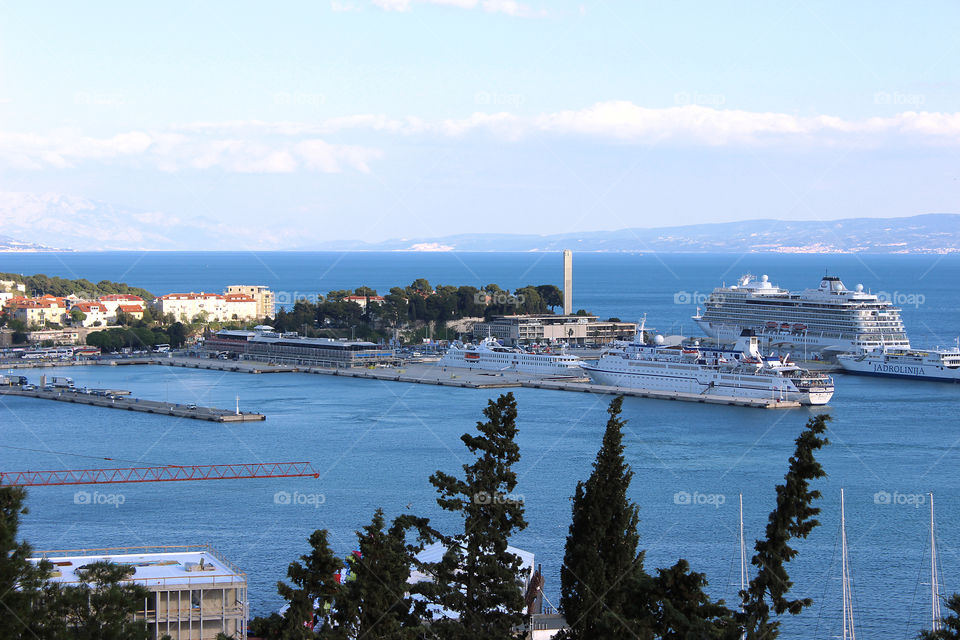 Port of Split city, Croatia