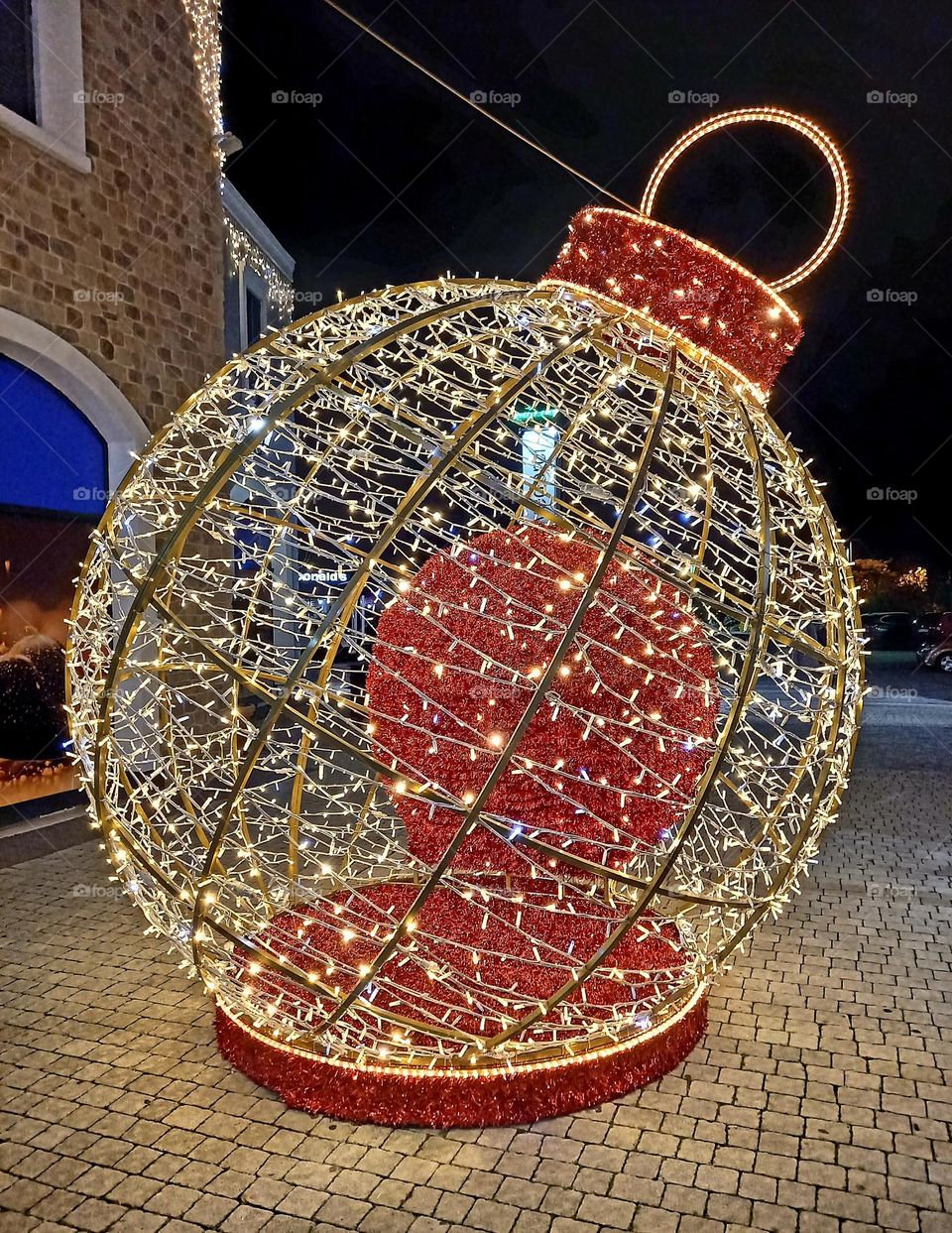 Enormous  Christmas bulb