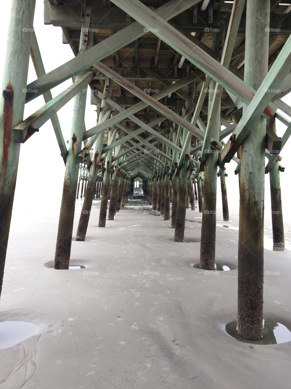 Shoreline, pier, sea 