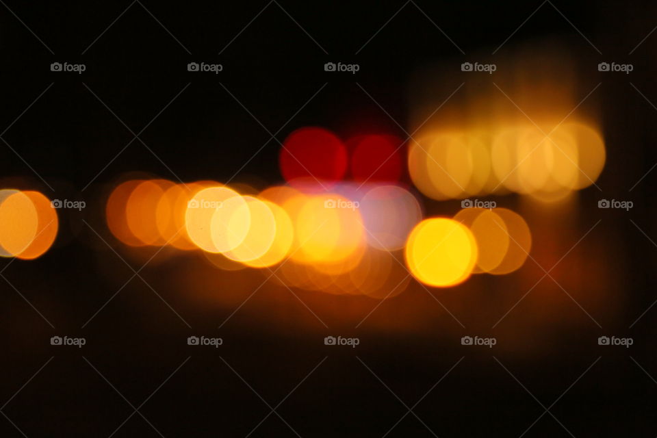 abstract image of lights in the darkness