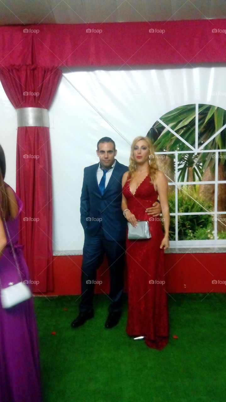 Party dresses invited to a wedding