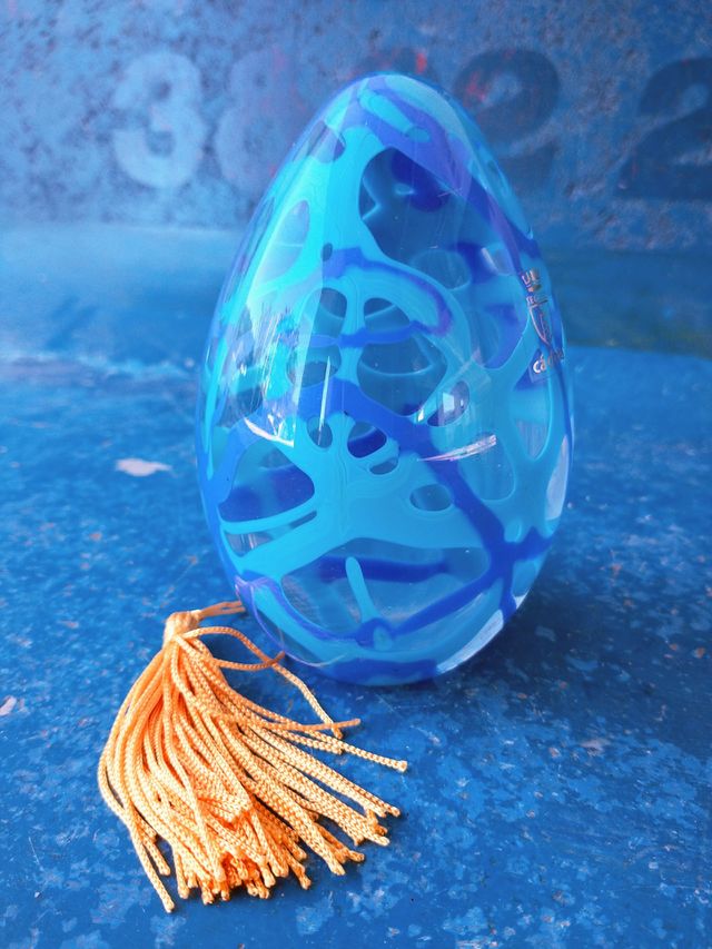 Egg with tail