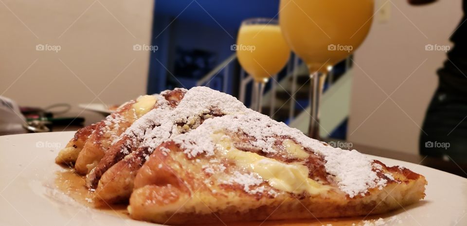 French Toast and Mimosas