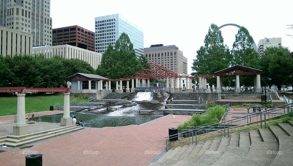 Keener Plaza. downtown St. Louis